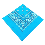 Ljusblå bandana Ljusblå