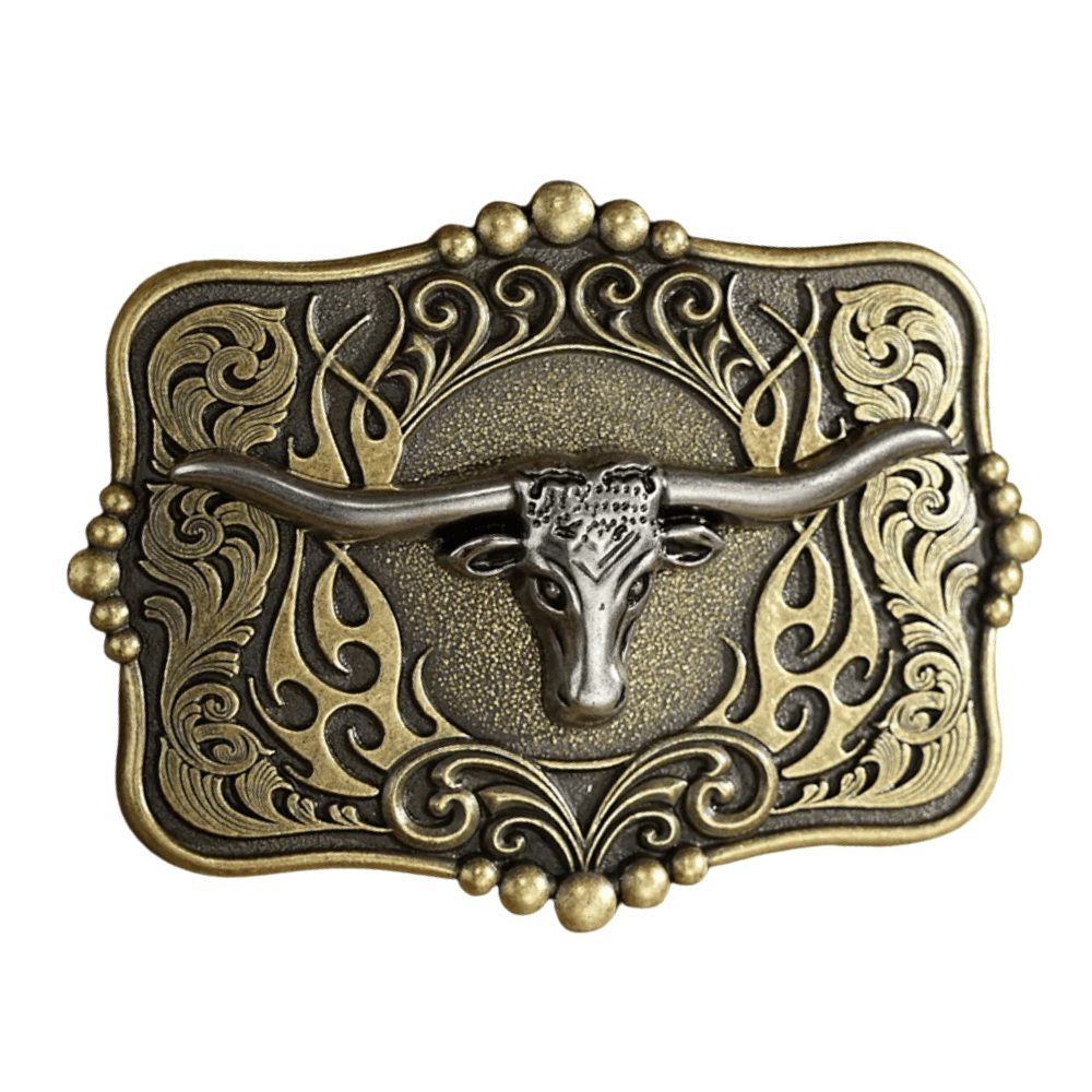 Longhorn Bältesspännen Western Stilar Stil 5