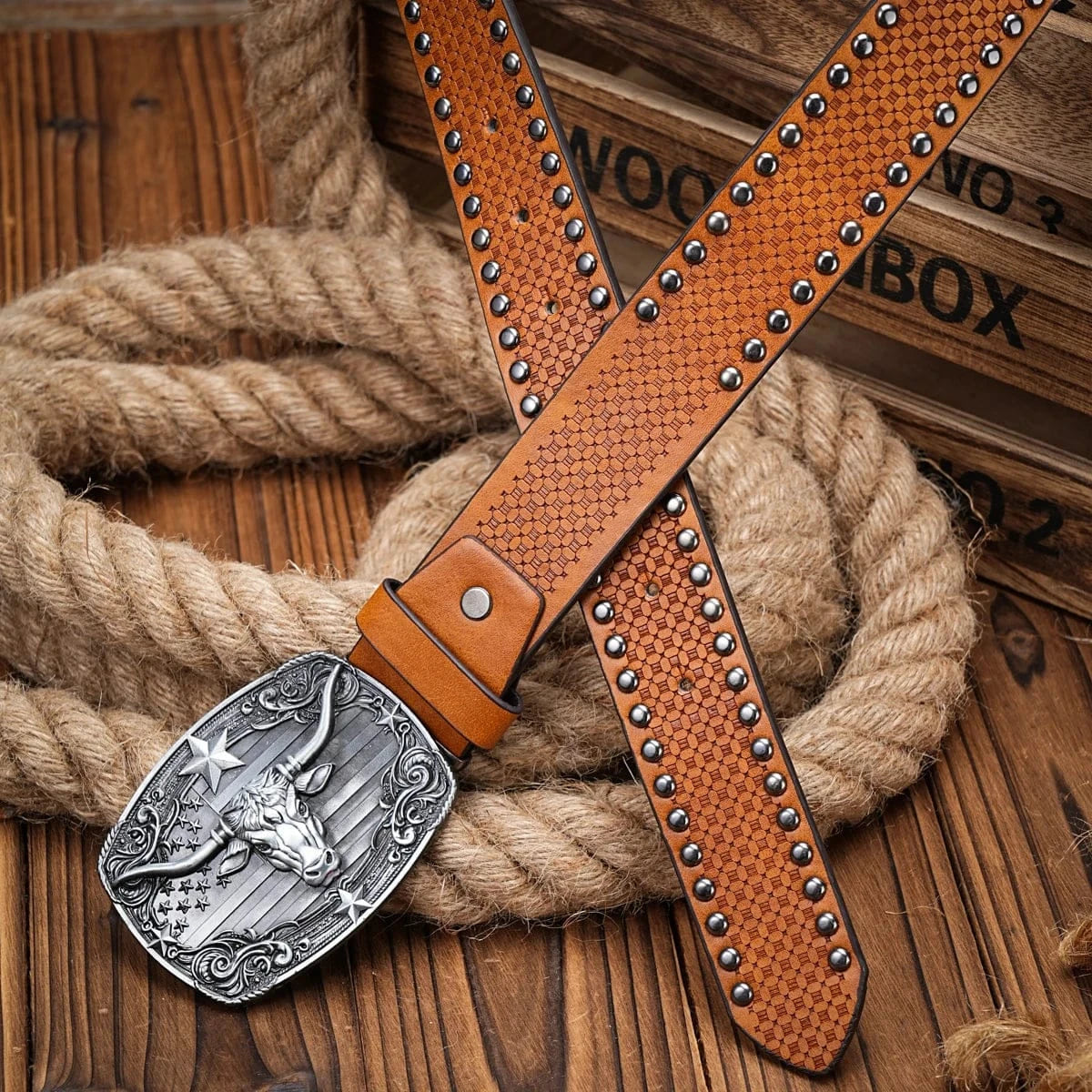 Longhorn westernbälte