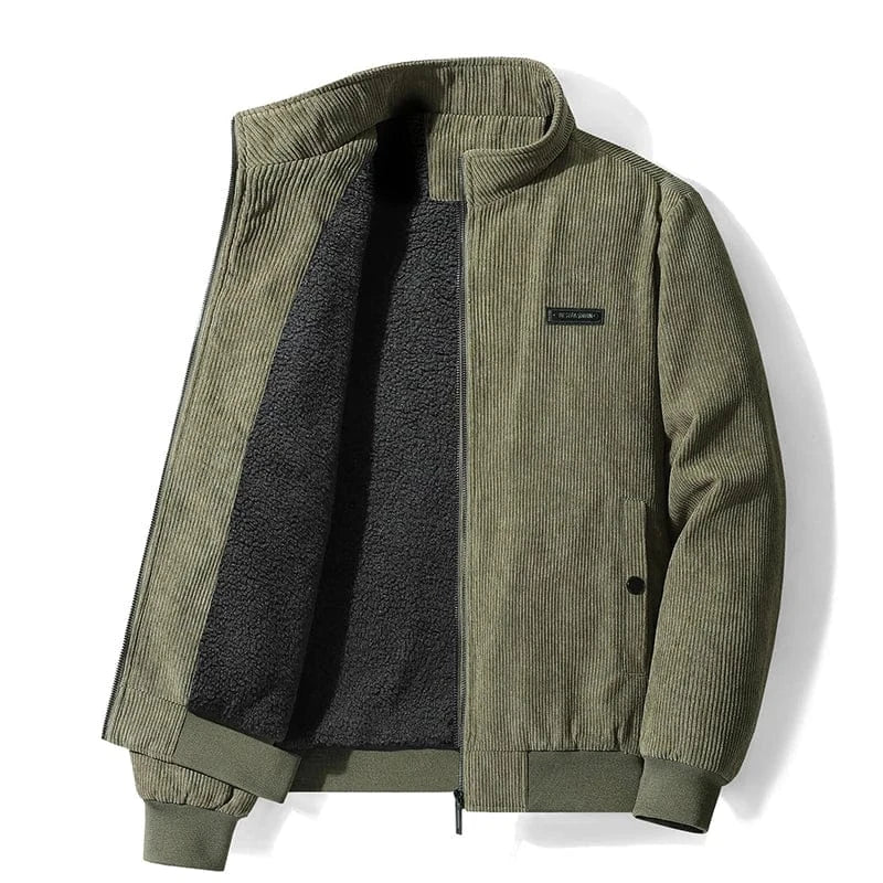 Manchester jacka päls herr Armégrön / 5XL 87-95KG