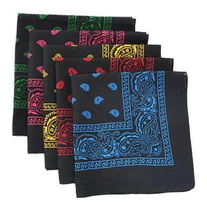 Paisley Svart Bandana