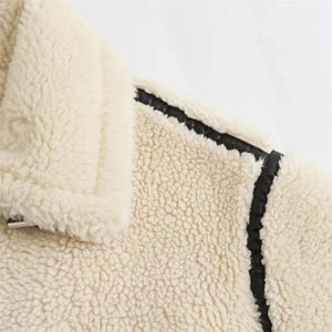 Pile jacka dam beige