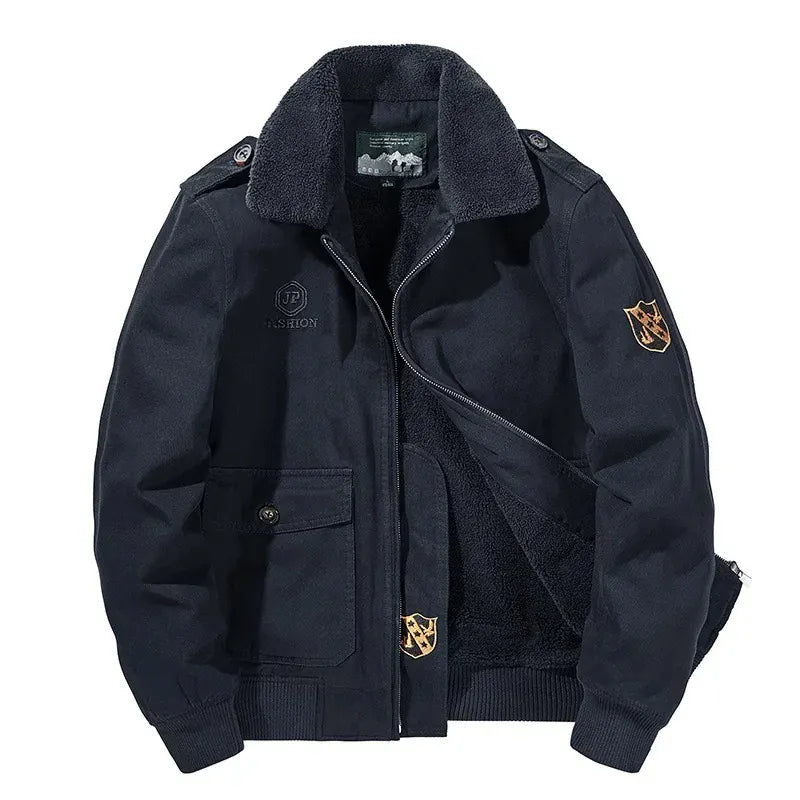 Pilot jacka M / Marinblå