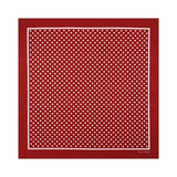 Röd bandana prickar 55×55cm / Röd
