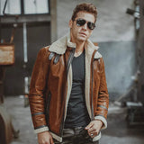 Shearling jacka brun Brun / XS