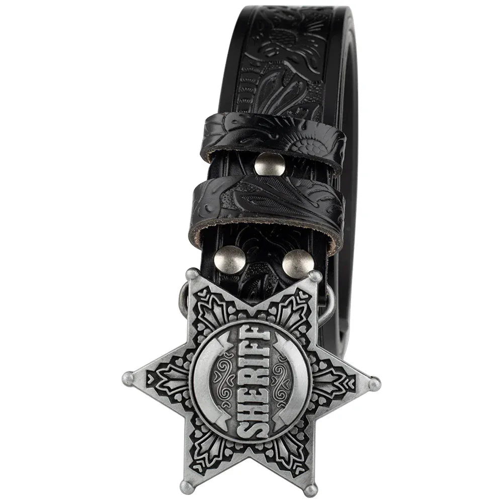Sheriff westernläderbälte