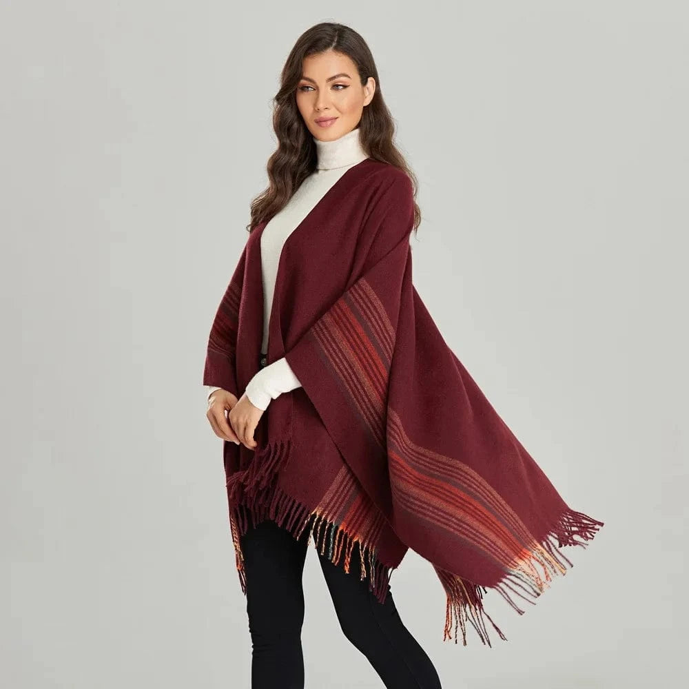 Sjal poncho