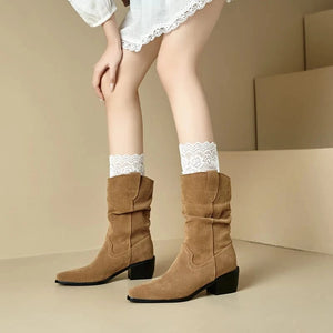 Slouchiga Cowboyboots i Mocka