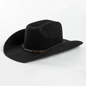 Ull Cowboyhatt klassisk Svart / One Size
