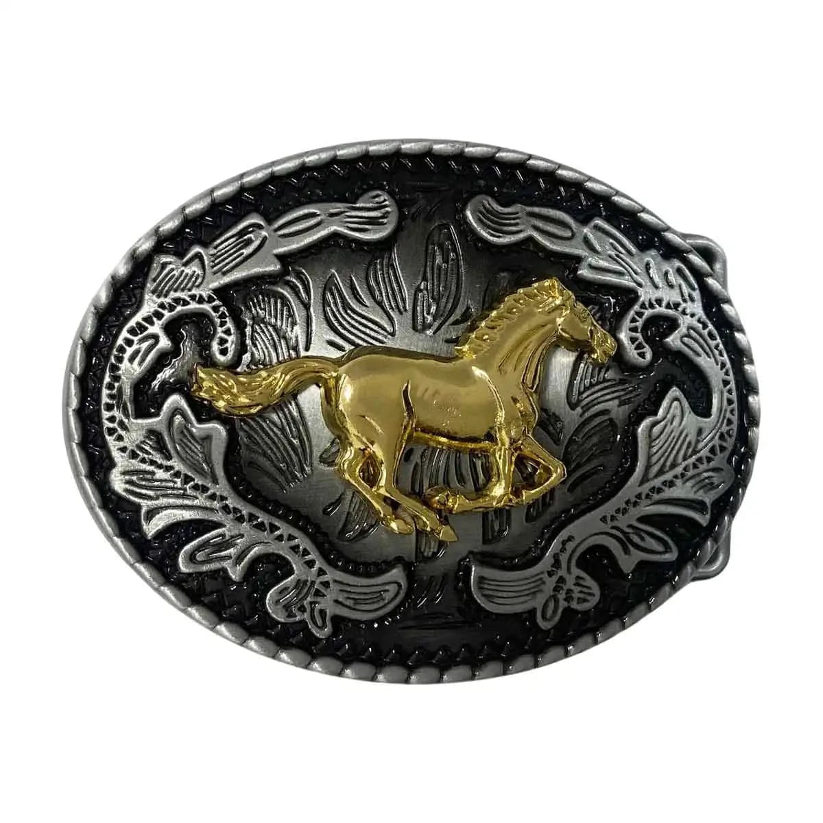 Western Bältesspännen Herr Cowboy Spänne Motiv Häst