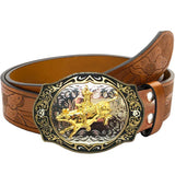 Westernbälte ryttarspänne Brun / 110cm